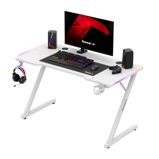 Huzaro Hero 2.5 RGB Alb Birou de Gaming