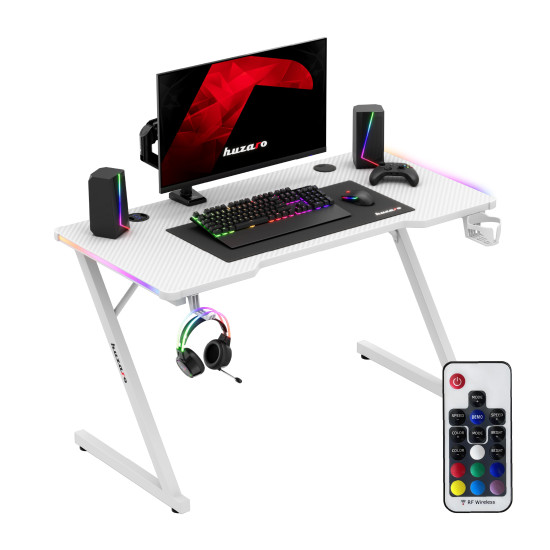 Huzaro Hero 2.5 RGB Alb Birou de Gaming