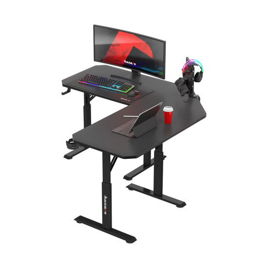 Huzaro Hero 7.3 Negru Colț Birou de Gaming