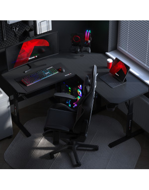 Huzaro Hero 7.3 Negru Colț Birou de Gaming