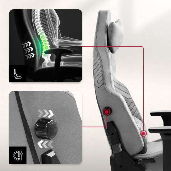 Huzaro Force 8.1 Gri Scaun gaming
