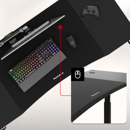 Huzaro Hero 3.6 Negru Birou De Gaming