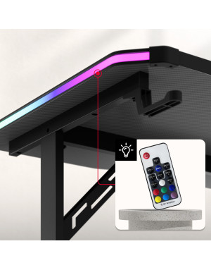 Huzaro Hero 4.6 RGB LED Negru Birou De Gaming