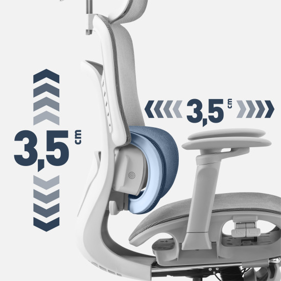 Mark Adler Visioner 8.3 Gri Scaun de Birou