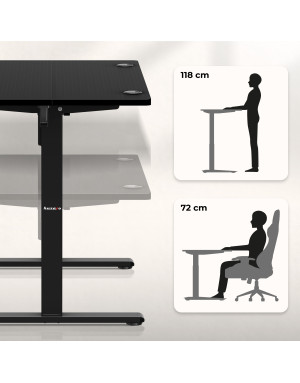 Huzaro Hero 7.9 Negru Electric Birou