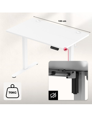 Huzaro Hero 7.9 Alb Electric Birou