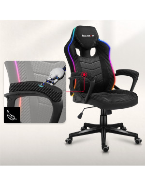 Huzaro Force 2.5 RGB Carbon Mesh Scaun de Gaming