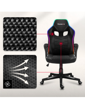 Huzaro Force 2.5 RGB Carbon Mesh Scaun de Gaming