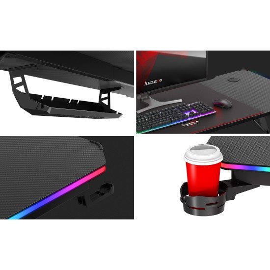 Huzaro Hero 3.3 RGB Negru Birou de Gaming