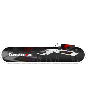 Huzaro Hero 6.3 Alb Colț Birou de Gaming