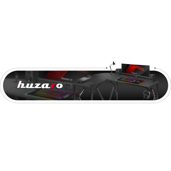 Huzaro Hero 6.3 Negru Colț Birou de Gaming