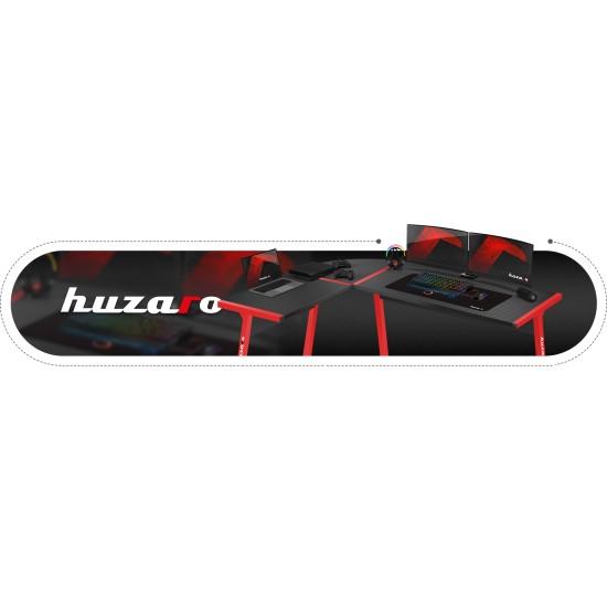 Huzaro Hero 6.0 Rosu Colț Birou de Gaming