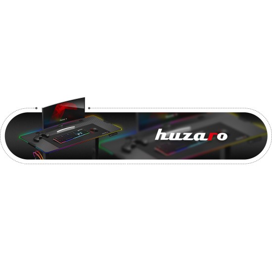 Huzaro Hero 8.2 RGB LED Negru Electric Birou de Gaming