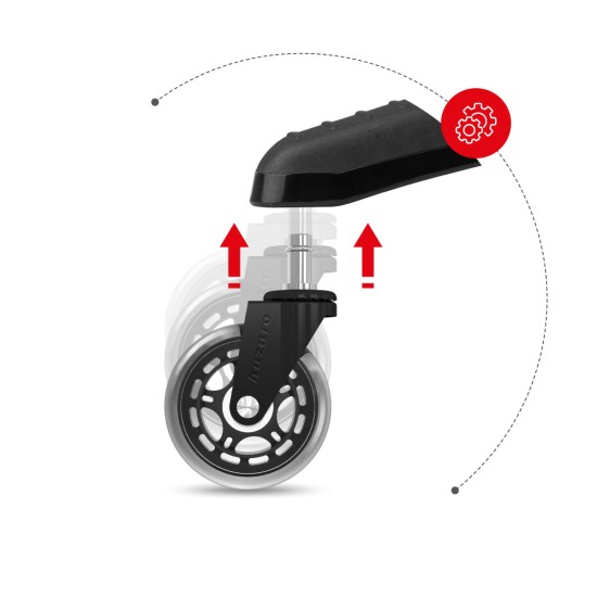 Casters 2.0 Roată Rotile de Scaun