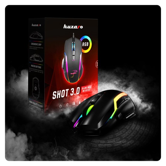 Huzaro Shot 3.0 Mouse de Gaming