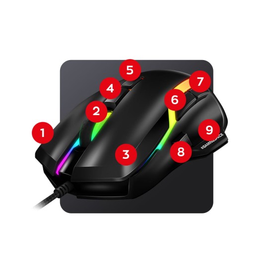 Huzaro Shot 3.0 Mouse de Gaming