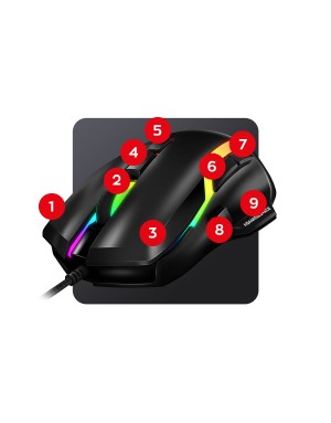 Huzaro Shot 3.0 Mouse de Gaming