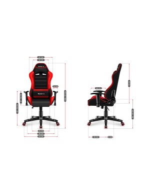 HUZARO RANGER 6.0 Rosu Mesh Scaun de Gaming pentru copii