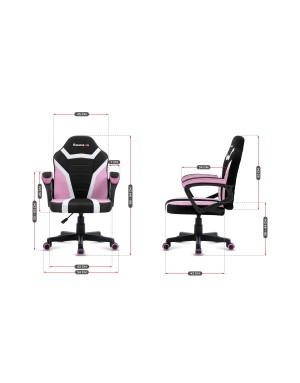 HUZARO RANGER 1.0 Roz Mesh Scaun de Gaming Pentru Copii