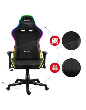 HUZARO FORCE 6.2 Negru RGB LED Scaun de Gaming