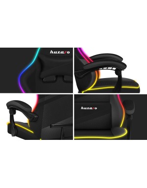 HUZARO FORCE 4.4 RGB Negru Mesh Scaun de Gaming