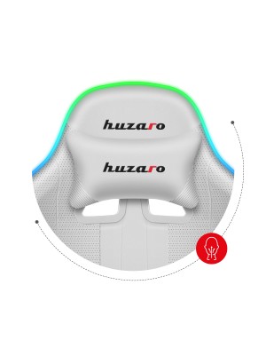 HUZARO Force 4.7 RGB Alb Scaun de Gaming