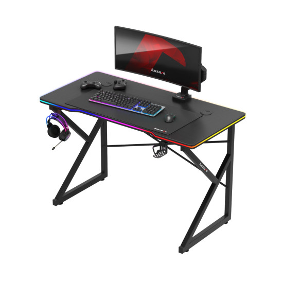 Birou de Gaming Huzaro Hero 1.7 RGB Negru