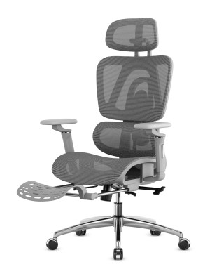 Scaun de birou ergonomic Mark Adler Expert 7.9, mesh, brate 5D, spatar reglabil, sezut ajustabil, Gri