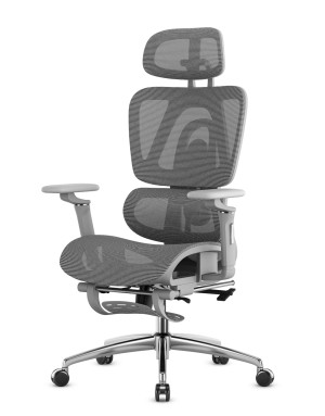 Scaun de birou ergonomic Mark Adler Expert 7.9, mesh, brate 5D, spatar reglabil, sezut ajustabil, Gri