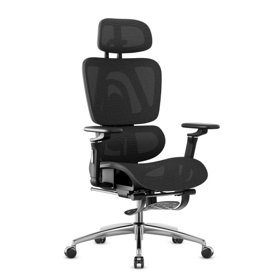 Scaun de birou ergonomic Mark Adler Expert 7.9, mesh, brate 5D, spatar reglabil, sezut ajustabil, Negru