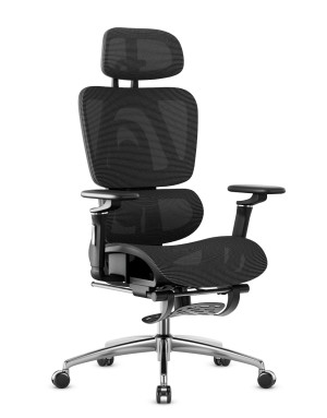 Scaun de birou ergonomic Mark Adler Expert 7.9, mesh, brate 5D, spatar reglabil, sezut ajustabil, Negru