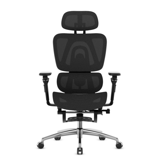 Scaun de birou ergonomic Mark Adler Expert 7.9, mesh, brate 5D, spatar reglabil, sezut ajustabil, Negru