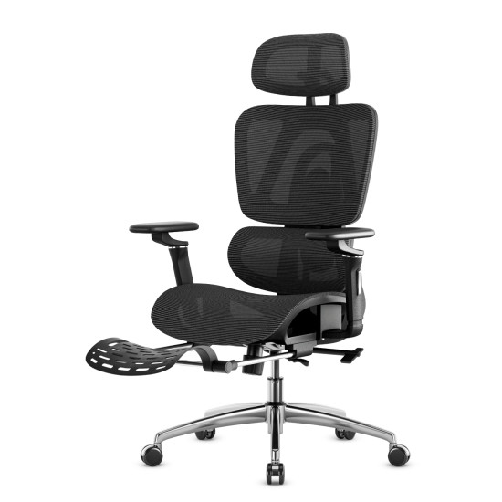 Scaun de birou ergonomic Mark Adler Expert 7.9, mesh, brate 5D, spatar reglabil, sezut ajustabil, Negru