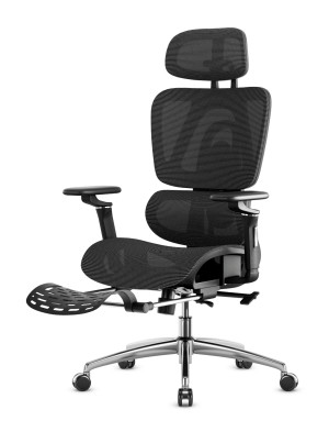 Scaun de birou ergonomic Mark Adler Expert 7.9, mesh, brate 5D, spatar reglabil, sezut ajustabil, Negru