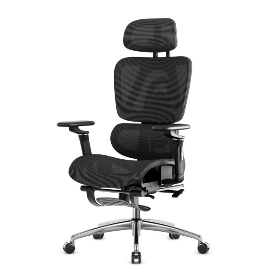 Scaun de birou ergonomic Mark Adler Expert 7.9, mesh, brate 5D, spatar reglabil, sezut ajustabil, Negru