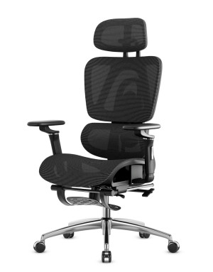 Scaun de birou ergonomic Mark Adler Expert 7.9, mesh, brate 5D, spatar reglabil, sezut ajustabil, Negru