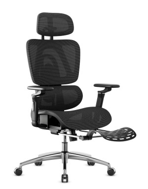 Scaun de birou ergonomic Mark Adler Expert 7.9, mesh, brate 5D, spatar reglabil, sezut ajustabil, Negru