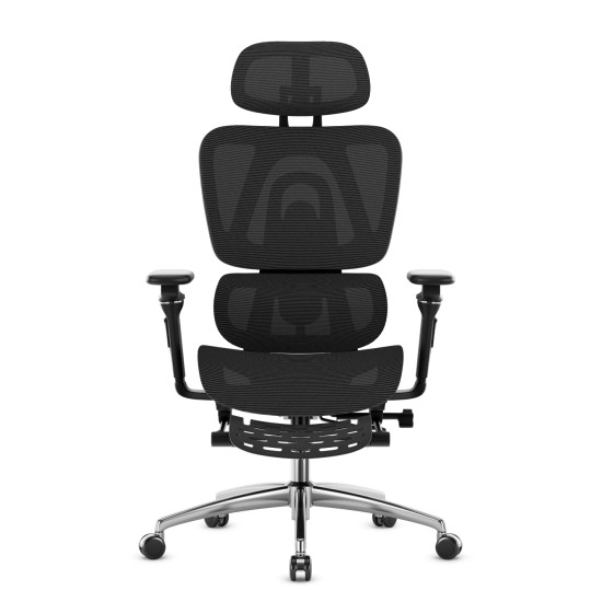 Scaun de birou ergonomic Mark Adler Expert 7.9, mesh, brate 5D, spatar reglabil, sezut ajustabil, Negru