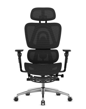 Scaun de birou ergonomic Mark Adler Expert 7.9, mesh, brate 5D, spatar reglabil, sezut ajustabil, Negru