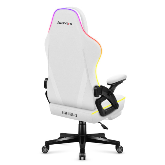 Huzaro Force 4.6 White Mesh RGB Smart Scaun de Gaming