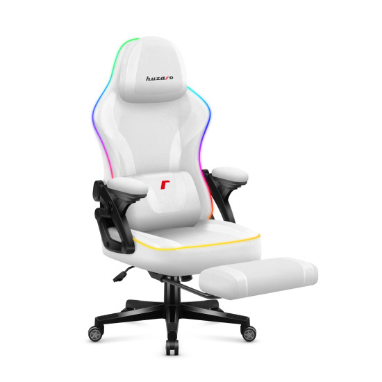 Huzaro Force 4.6 White Mesh RGB Smart Scaun de Gaming