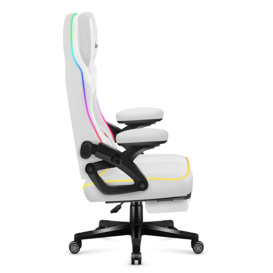 Huzaro Force 4.6 White Mesh RGB Smart Scaun de Gaming