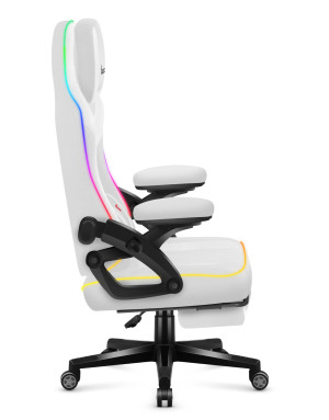 Huzaro Force 4.6 White Mesh RGB Smart Scaun de Gaming