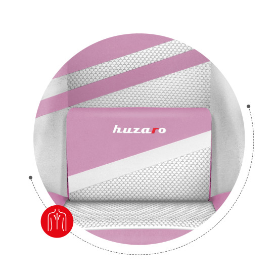 HUZARO FORCE 4.4 Pink Mesh Scaun de Gaming