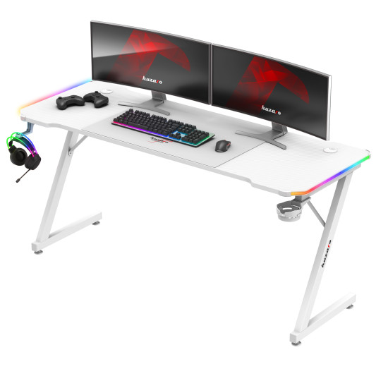 Huzaro Hero 4.8 RGB Alb Birou de Gaming