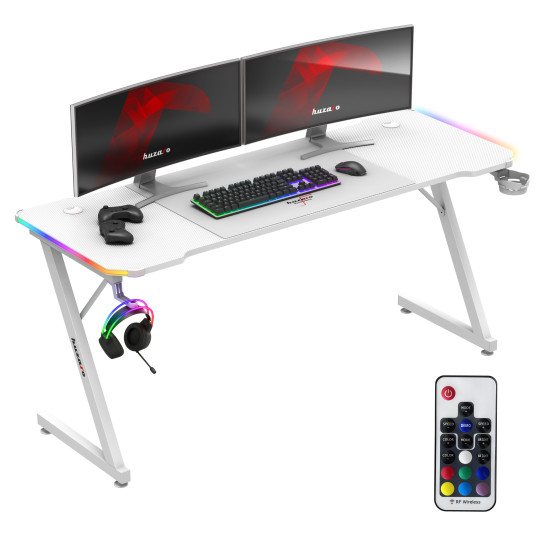 Huzaro Hero 4.8 RGB Alb Birou de Gaming