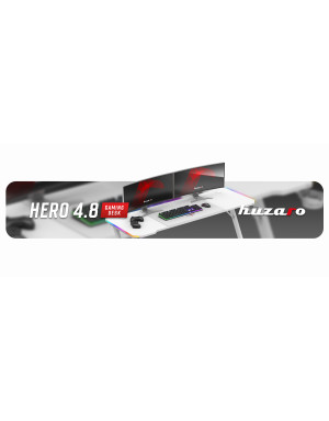 Huzaro Hero 4.8 RGB Alb Birou de Gaming