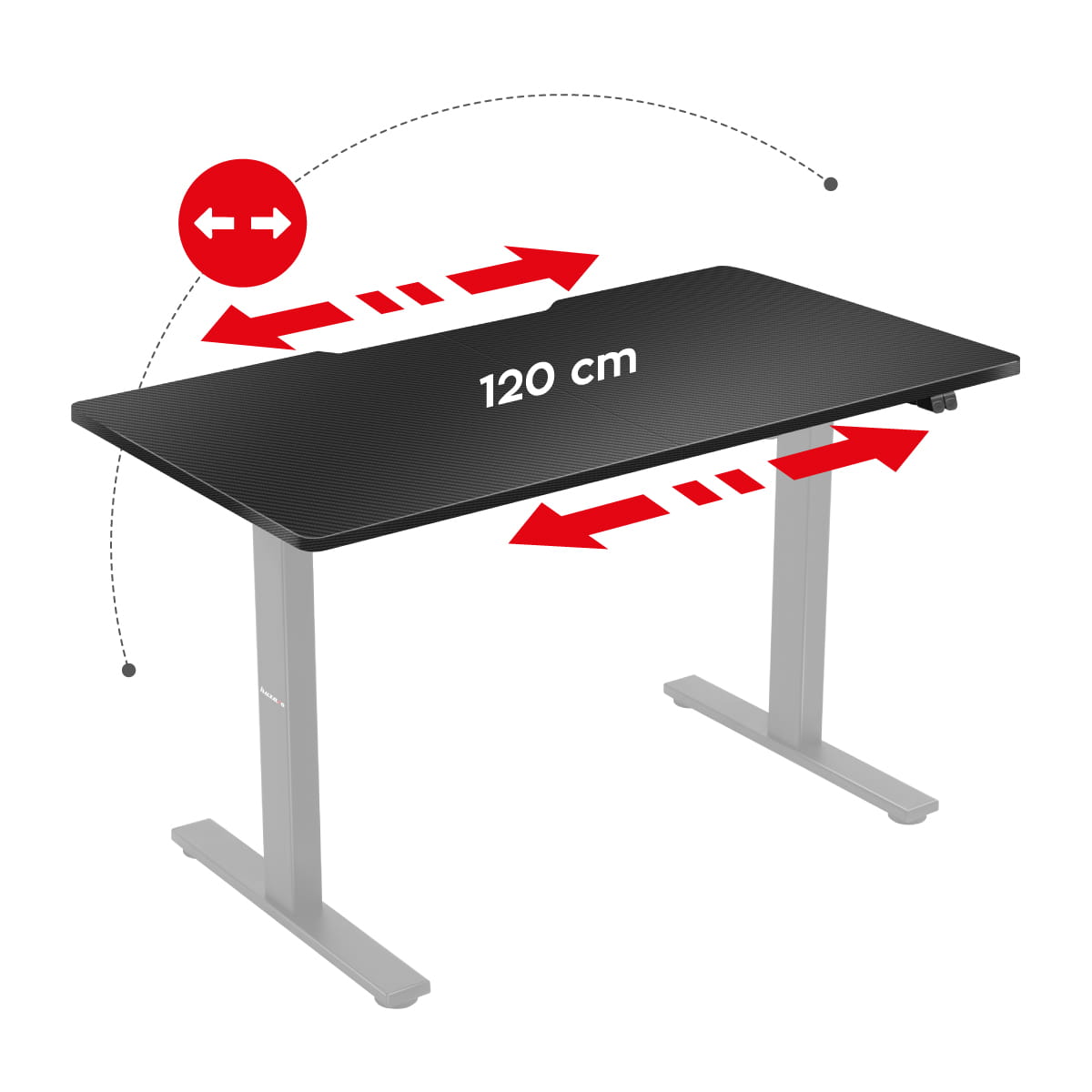 Birou electric Huzaro Hero 8.0 Black