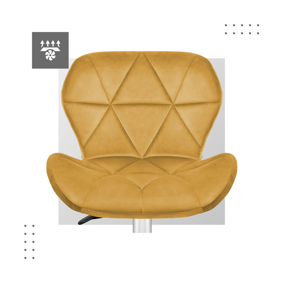 Mark Adler Future 3.0 Scaun de birou galben muștar