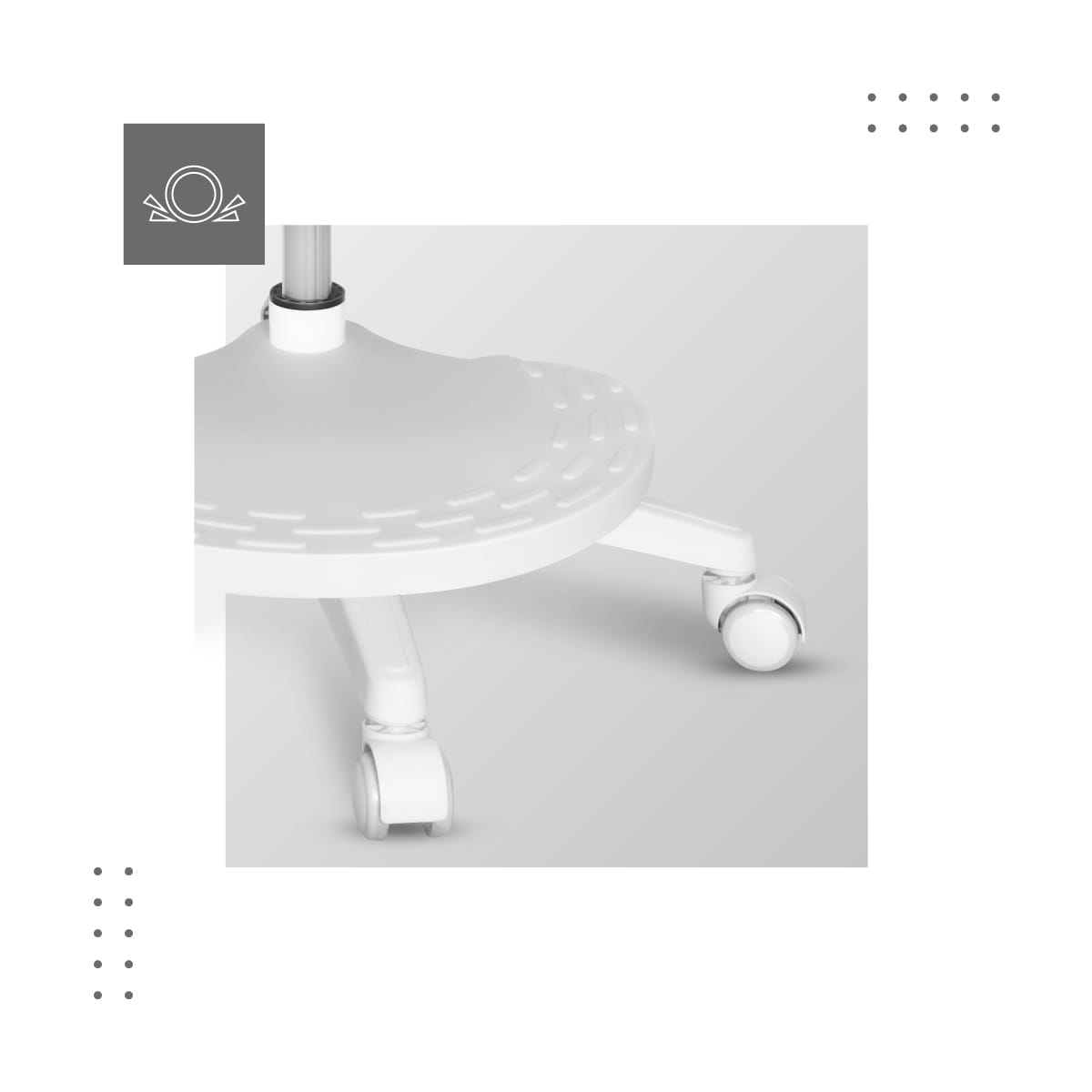 Scaun pivotant Mark Adler JUNIOR 5.0 Pink